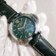 Replica Panerai Luminor Green Dial Green Leather Strap Watch Men (7)_th.jpg